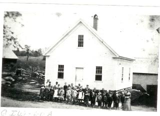 Gilmanton Iron Works schoolhouse, circa 1900